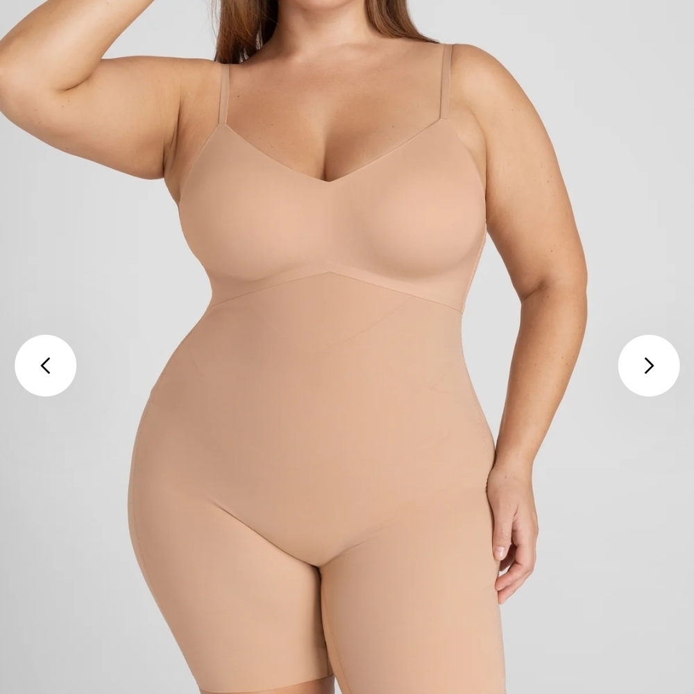 Honeylove Tan Low Back Shapewear Bodysuit